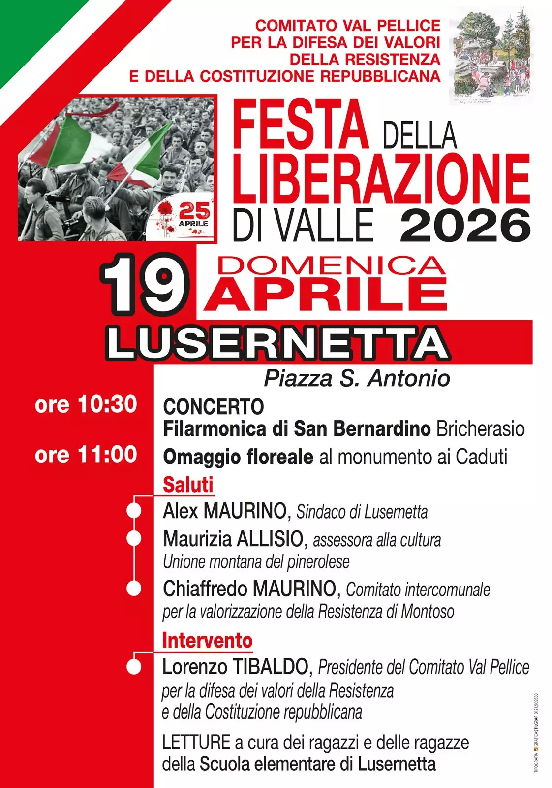 Festa della Liberazione di Valle 2026